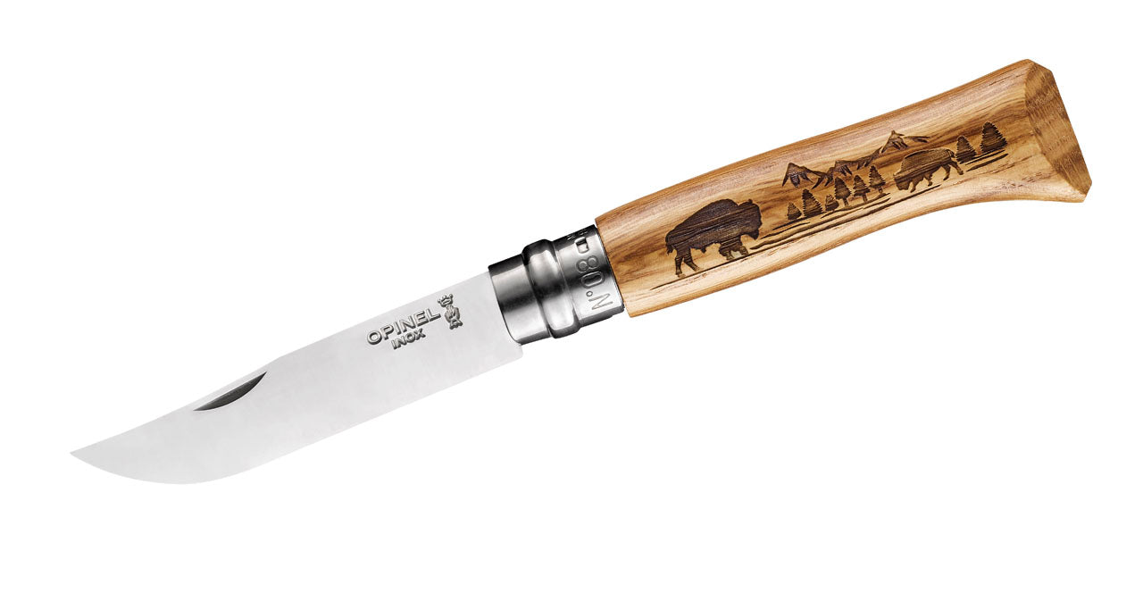 Opinel No 08 ANIMALIA AMERICA, Bison