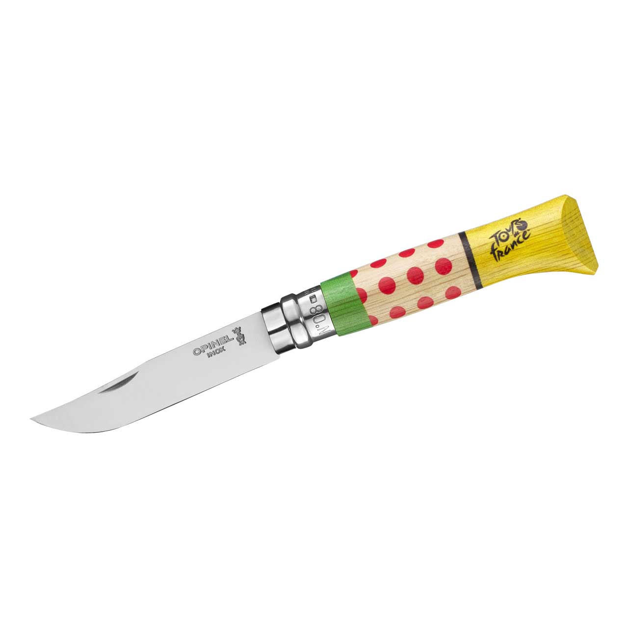 Opinel No 08 TOUR DE FRANCE 2022 Limited Edition, Hainbuche