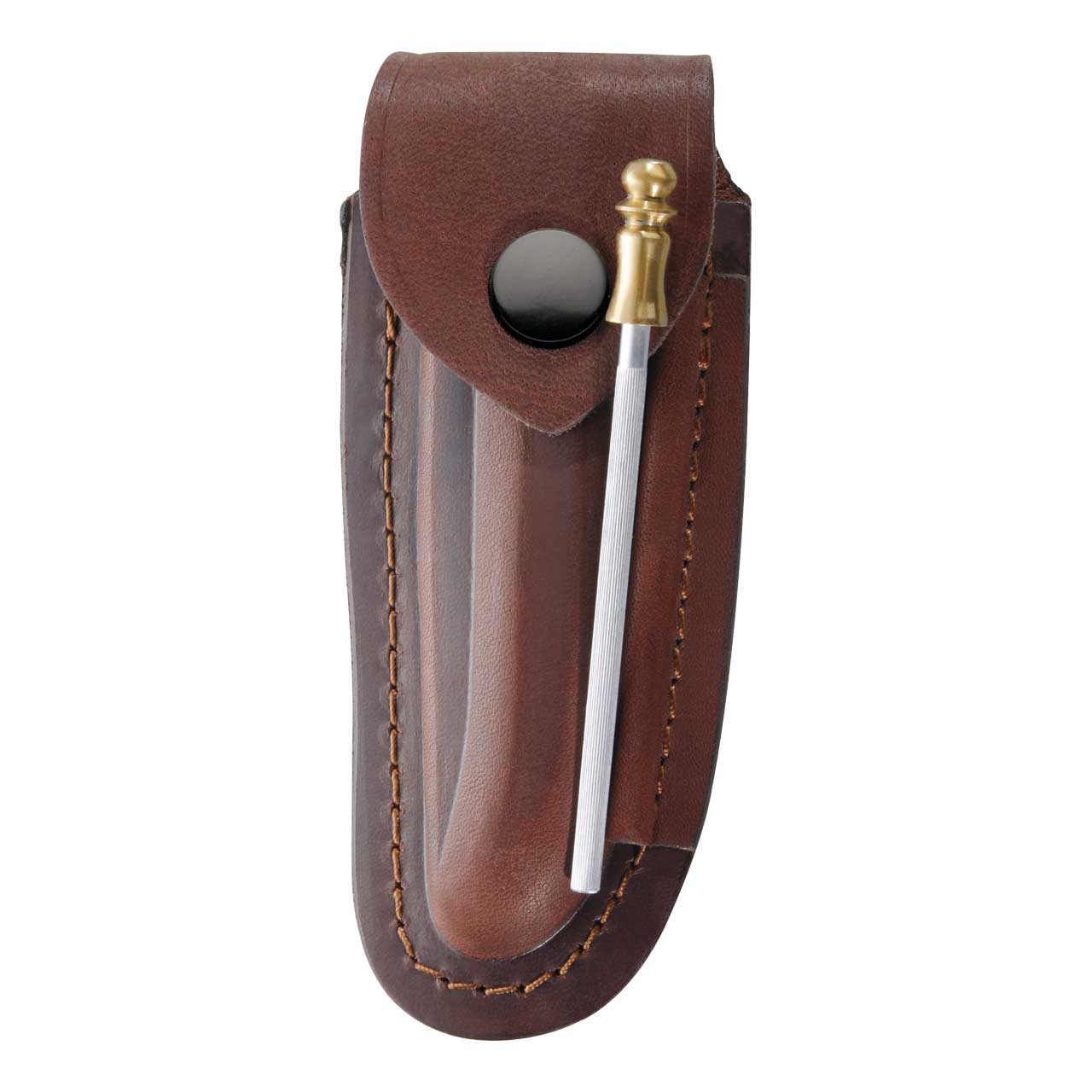 Leder-Etui braun, für Messer 12 cm