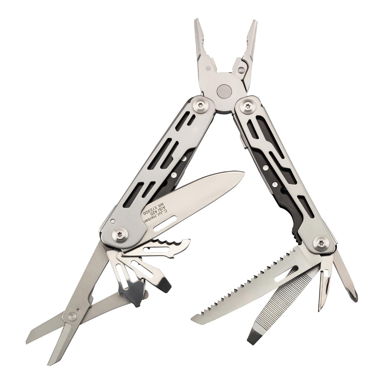 Herbertz Mini-Multitool mit Nylon-Etui