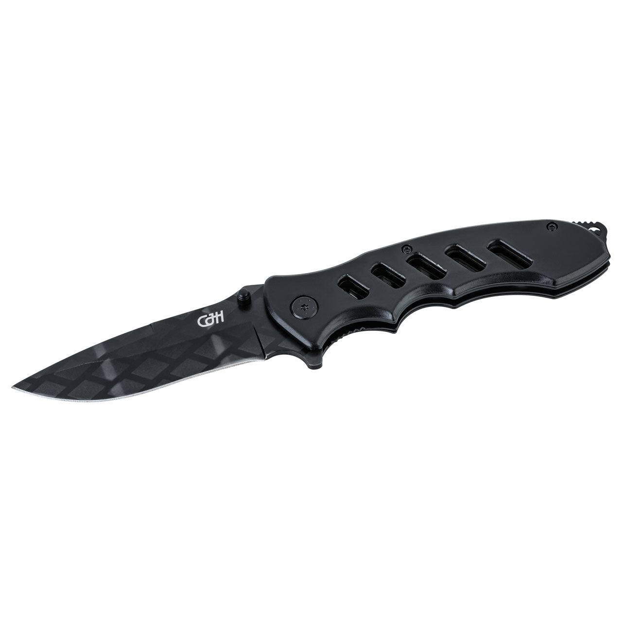 CJH Einhandmesser, schwarz/camo