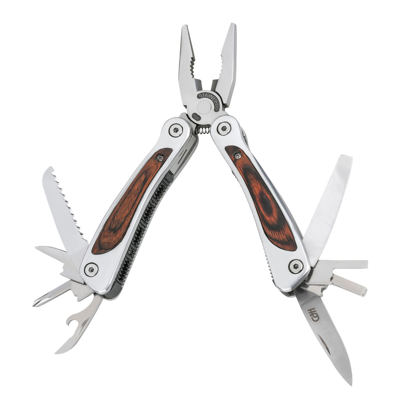 CJH Mini-Multitool mit Holzeinlage