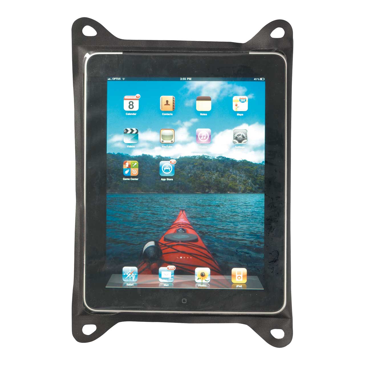 STS TPU Tablet Case large schwarz