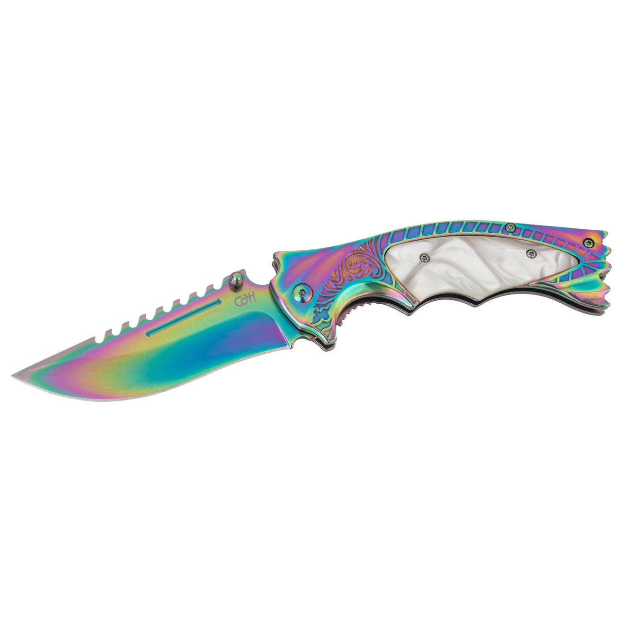 CJH Einhandmesser, Rainbow